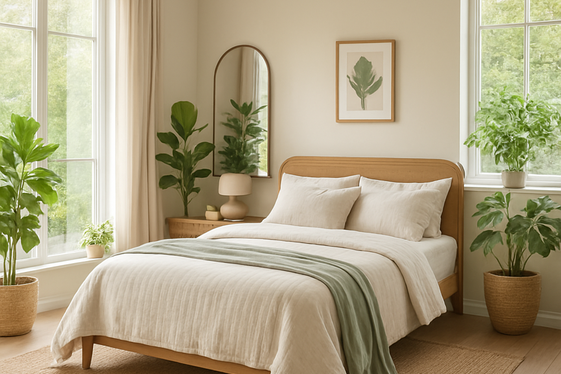 Health and Wellness Focused on Home Spaces illustration