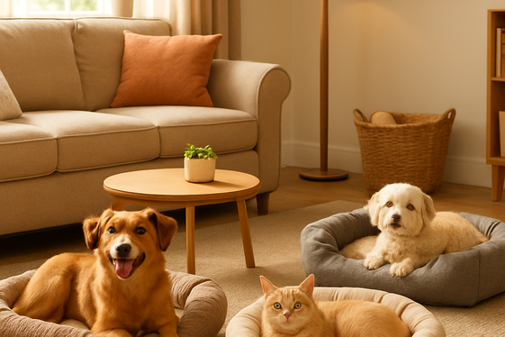 Pet Care and Pet-Friendly Home Ideas illustration