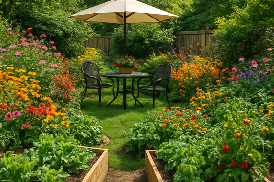 Gardening and Outdoor Living Advice illustration