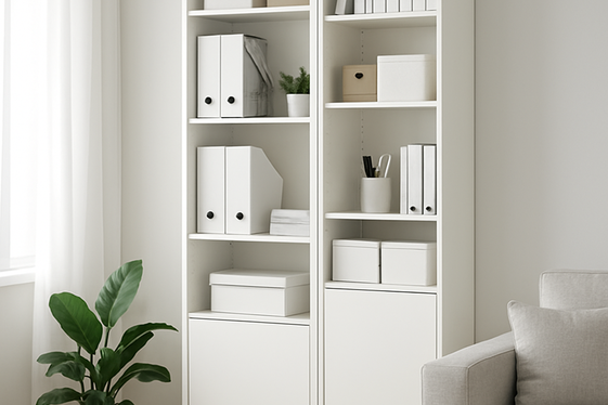 Using Vertical Storage to Declutter illustration