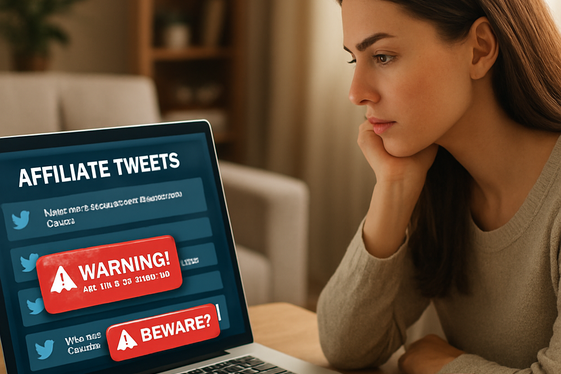 Avoiding Twitter Affiliate Marketing Mistakes illustration