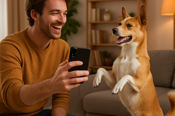 Create a Dog YouTube Channel or TikTok Account illustration