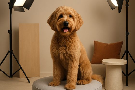Try Your Hand at Dog Modeling and Acting illustration