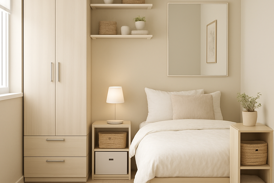 Maximizing Small Bedroom Spaces illustration