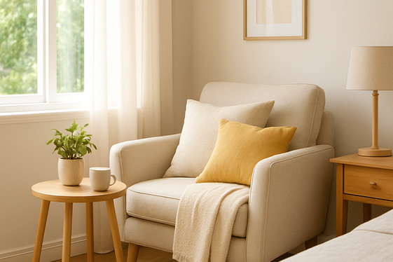 Creating a Relaxing Reading Nook illustration