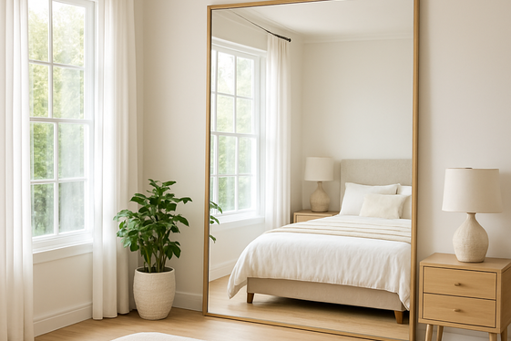 Using Mirrors to Amplify Space and Style illustration