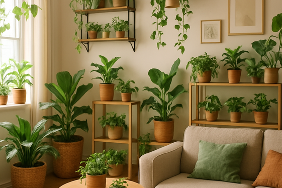 Decorate with Plants for Freshness and Style illustration