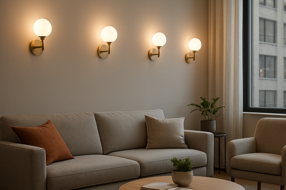 Use Wall-Mounted Lighting to Free Floor Space illustration