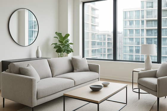 Choose Sleek and Streamlined Furniture illustration