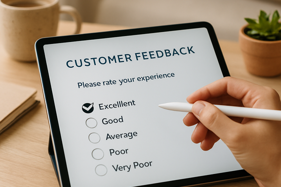 Customer Feedback Form Filling Jobs illustration