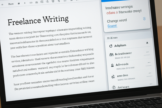 The Role of Technology in Freelance Writing Success illustration