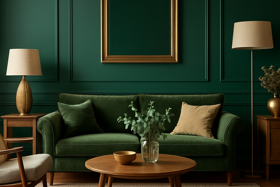 Rich Emerald Green: Nature’s Luxe Vibe illustration