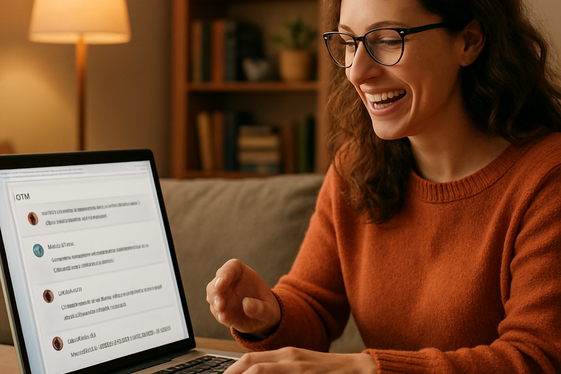Engage in Online Writing Communities illustration