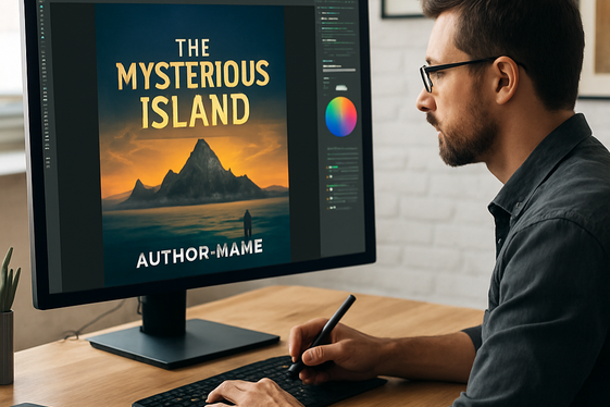 Invest in Eye-Catching Cover Design and Visuals illustration