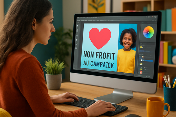Nonprofit Digital Marketing Specialist illustration