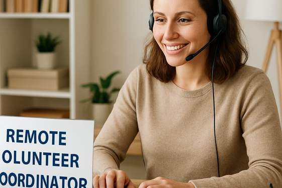Remote Volunteer Coordinator illustration