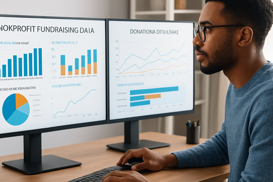 Nonprofit Data Analyst illustration