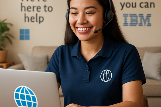 Concentrix: Virtual Chat Support Agent illustration