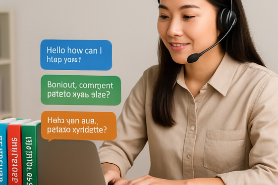 SYKES Home: Multilingual Remote Chat Job illustration