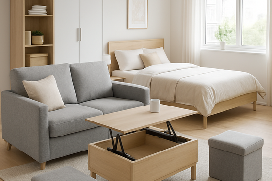 Using Multi-Functional Furniture to Maximize Space illustration