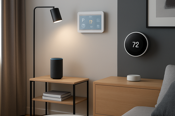 Integrating Smart Tech for Home Automation illustration