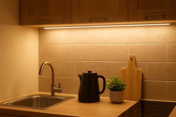 Under-Cabinet Lighting to Brighten and Expand illustration