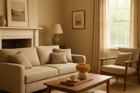 Warm, Neutral Color Palettes for a Cozy Atmosphere illustration