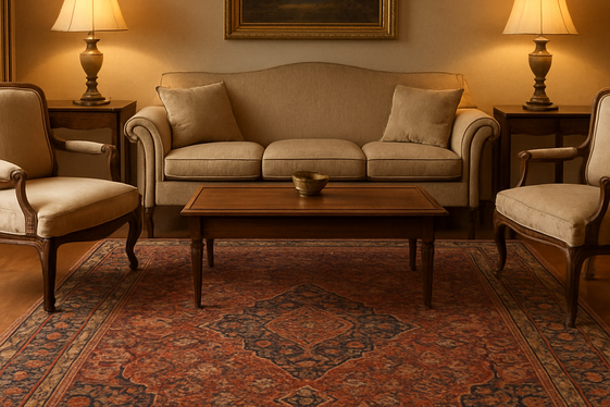 Antique Rugs to Anchor Your Living Space illustration