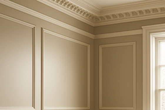Decorative Moldings and Wainscoting illustration