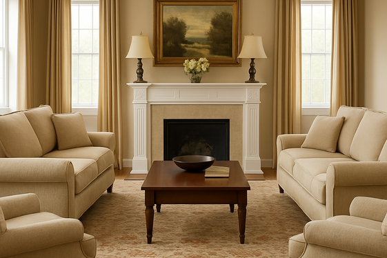 Symmetrical Furniture Arrangements illustration