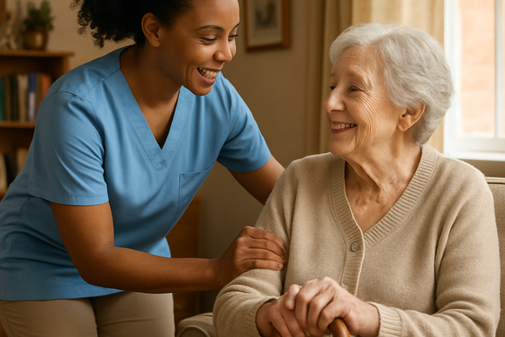 Home Health Aides: Providing Compassionate In-Home Care illustration