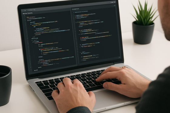 Web Developer: Building Websites Quietly illustration