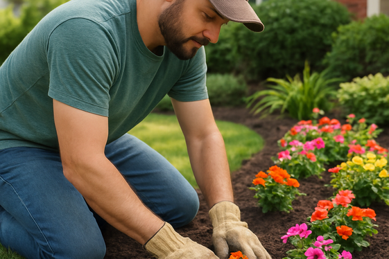 Landscaper: Transforming Yards With Little Small Talk illustration