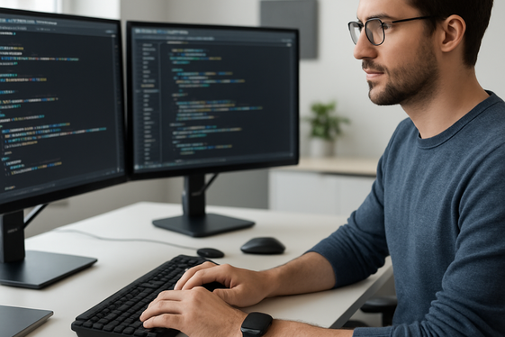Software Developer: Coding Your Way to Peace illustration