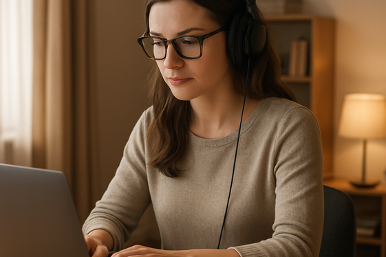 Transcriptionist: Listening and Typing in Peace illustration
