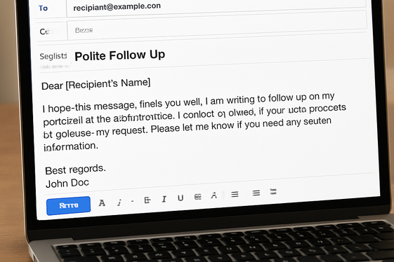 Follow Up Politely Without Being Pushy illustration