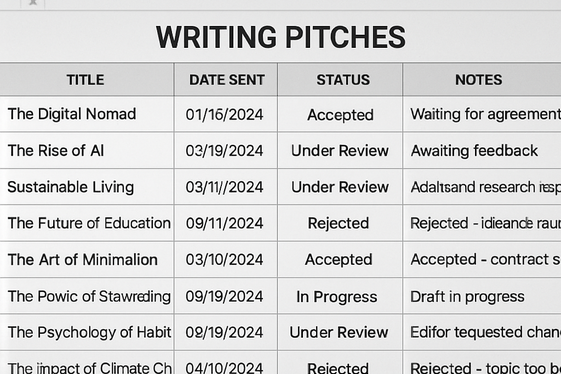 Track Your Pitches and Responses Efficiently illustration