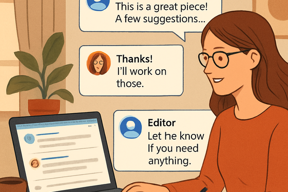 Use Social Media to Connect Before Pitching illustration