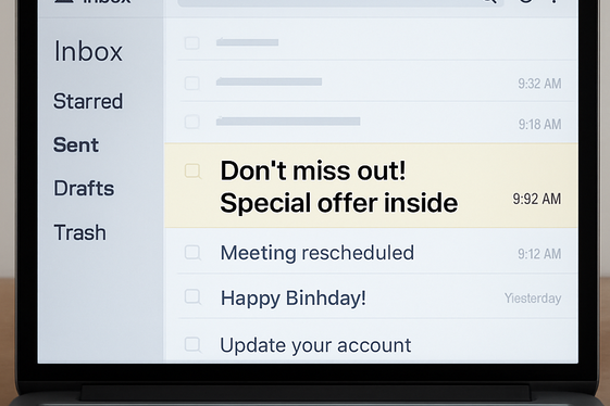 Craft a Clear and Catchy Subject Line illustration