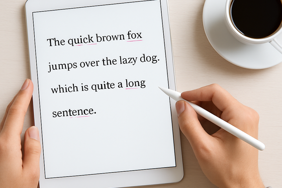 Crafting Clear and Concise Sentences illustration