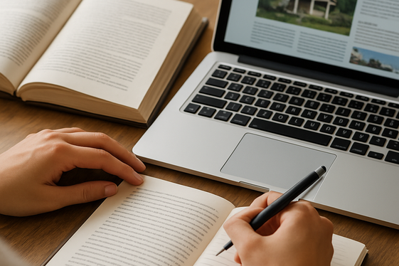 Research Skills to Back Up Your Writing illustration