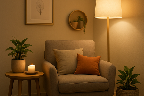 Design a Relaxation Corner to Recharge illustration