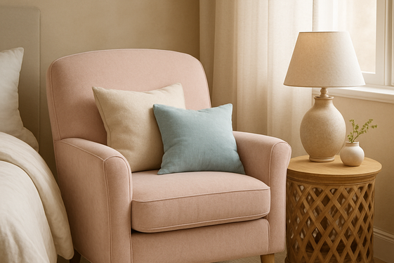 Cozy Reading Nooks with Feminine Flair illustration