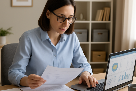 Bookkeeper: Manage Business Finances Remotely illustration