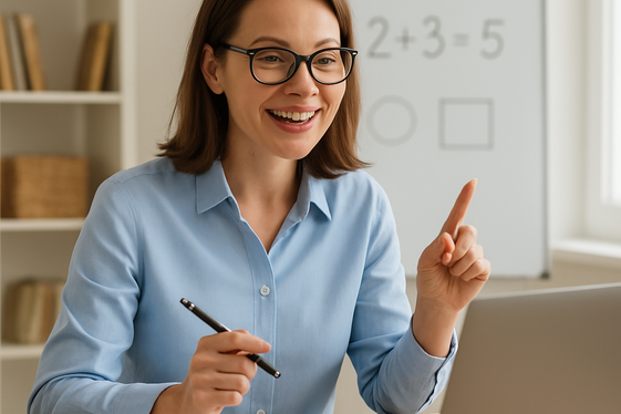 Online Tutoring: Share Knowledge from Home illustration