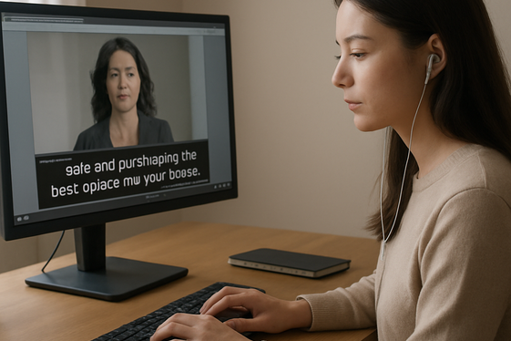 Video Captioning: Make Content Accessible illustration