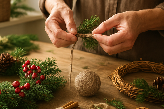 Sell Handmade Holiday Decorations Online illustration
