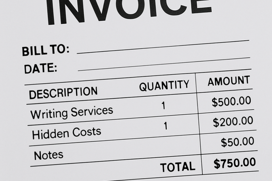 Hidden Costs in Freelance Writing Projects illustration