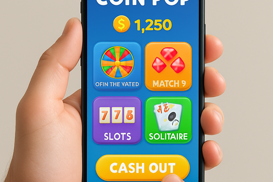 Coin Pop: Play Games, Cash Out Quickly illustration
