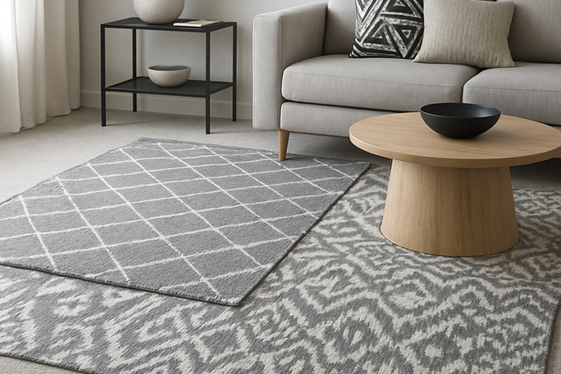 Layering Rugs to Add Warmth and Zest illustration